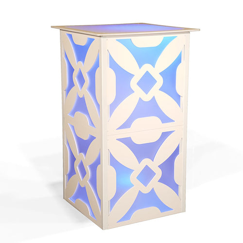 Style Tyle Lattice Highboy Table