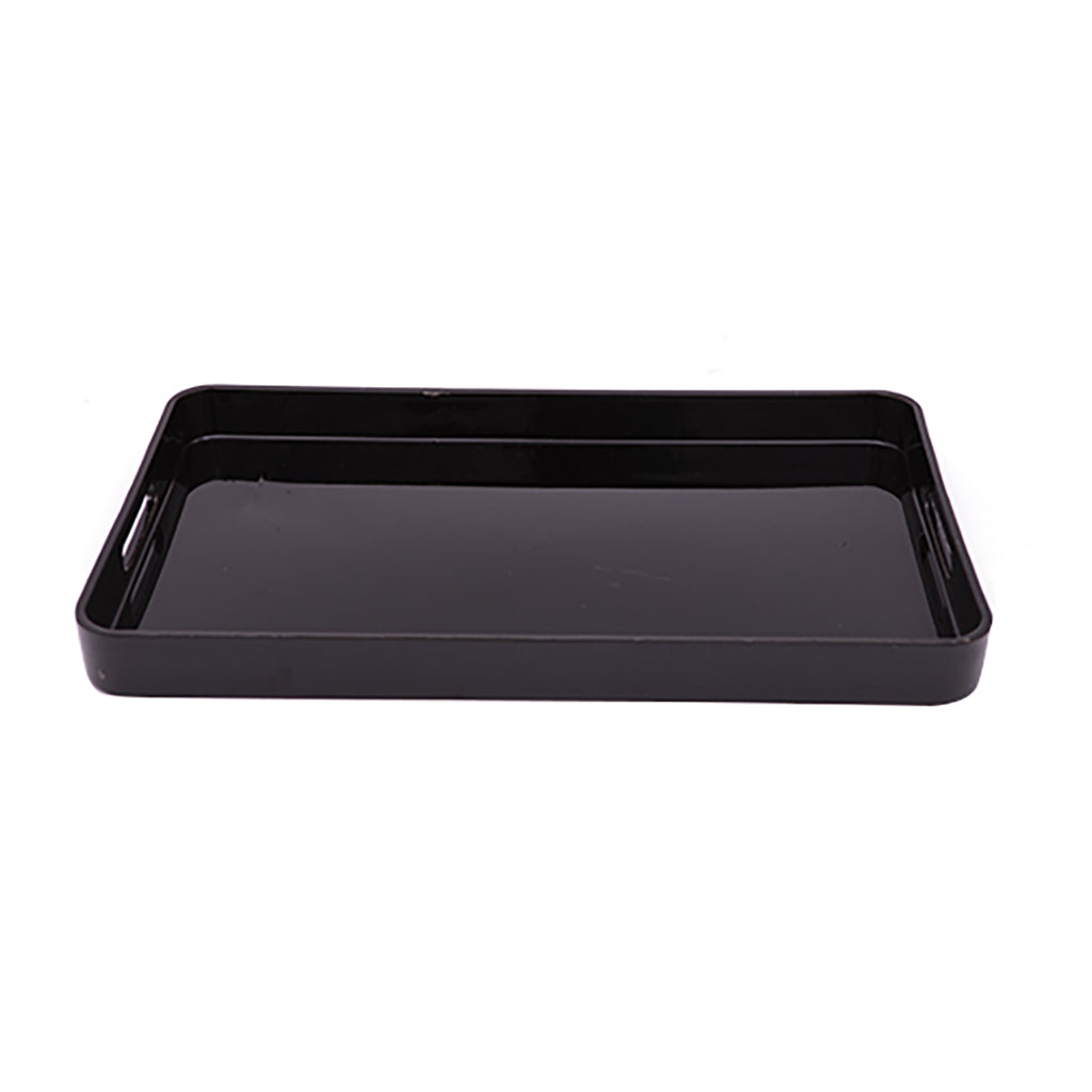 Tray - Rectangular 13" x 19" Black Lacquer