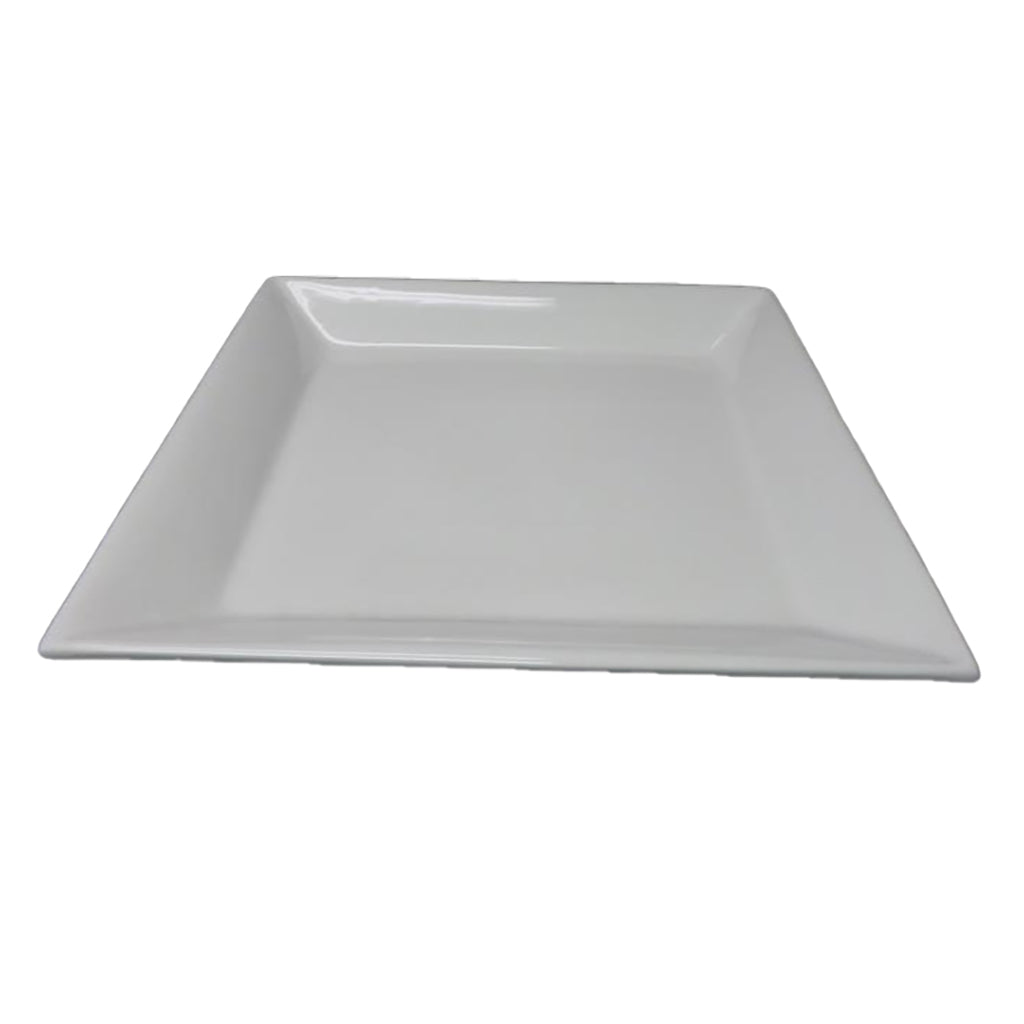 Tray - Square 16" x 16" White Porcelain