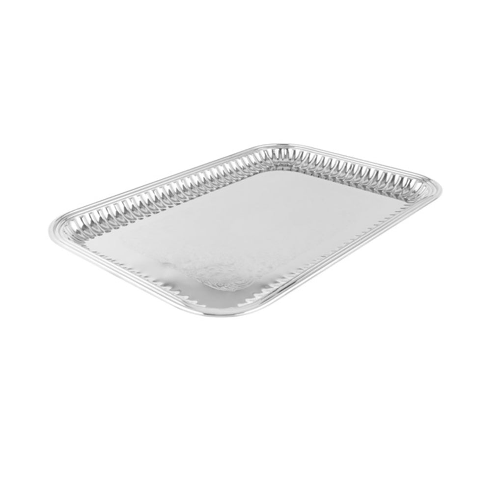 Tray - Vollrath Rectangular 18" x 12" Stainless Steel