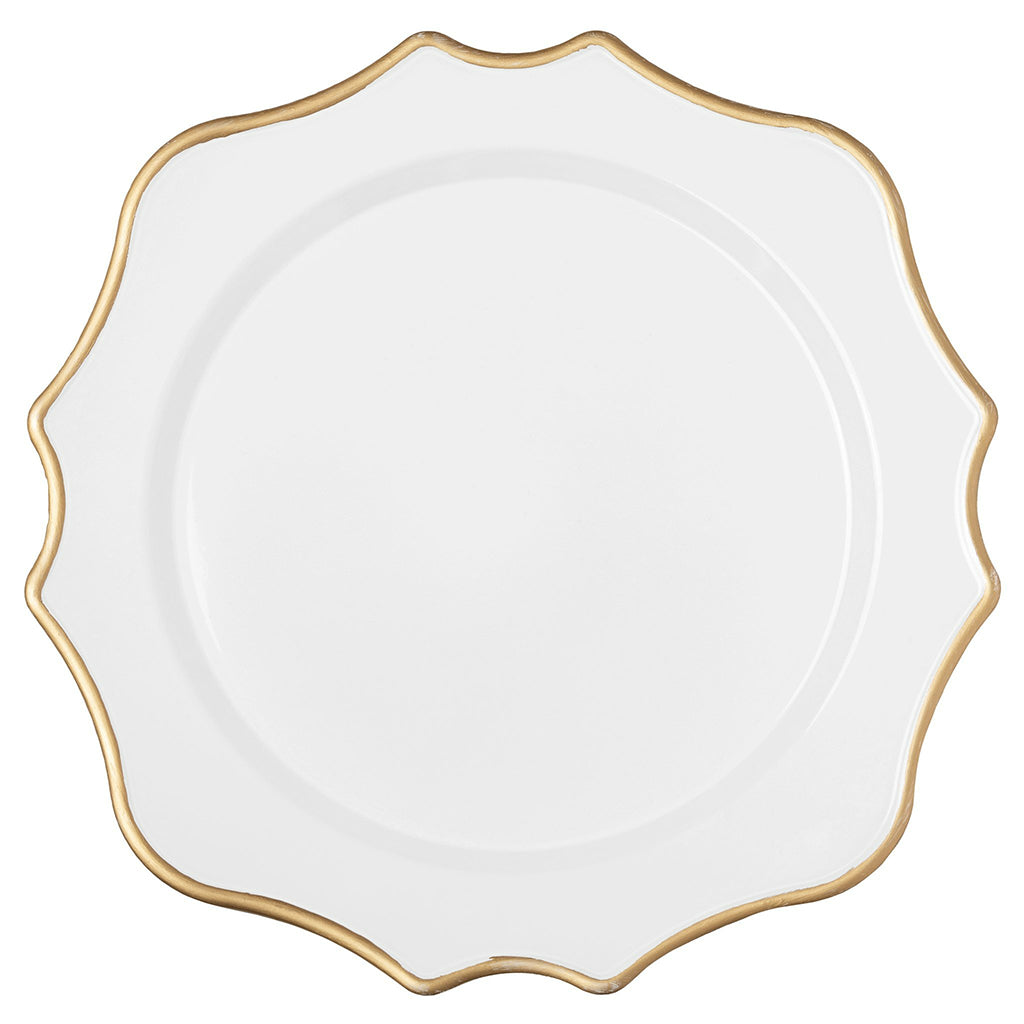 Trieste Gold Porcelain Charger