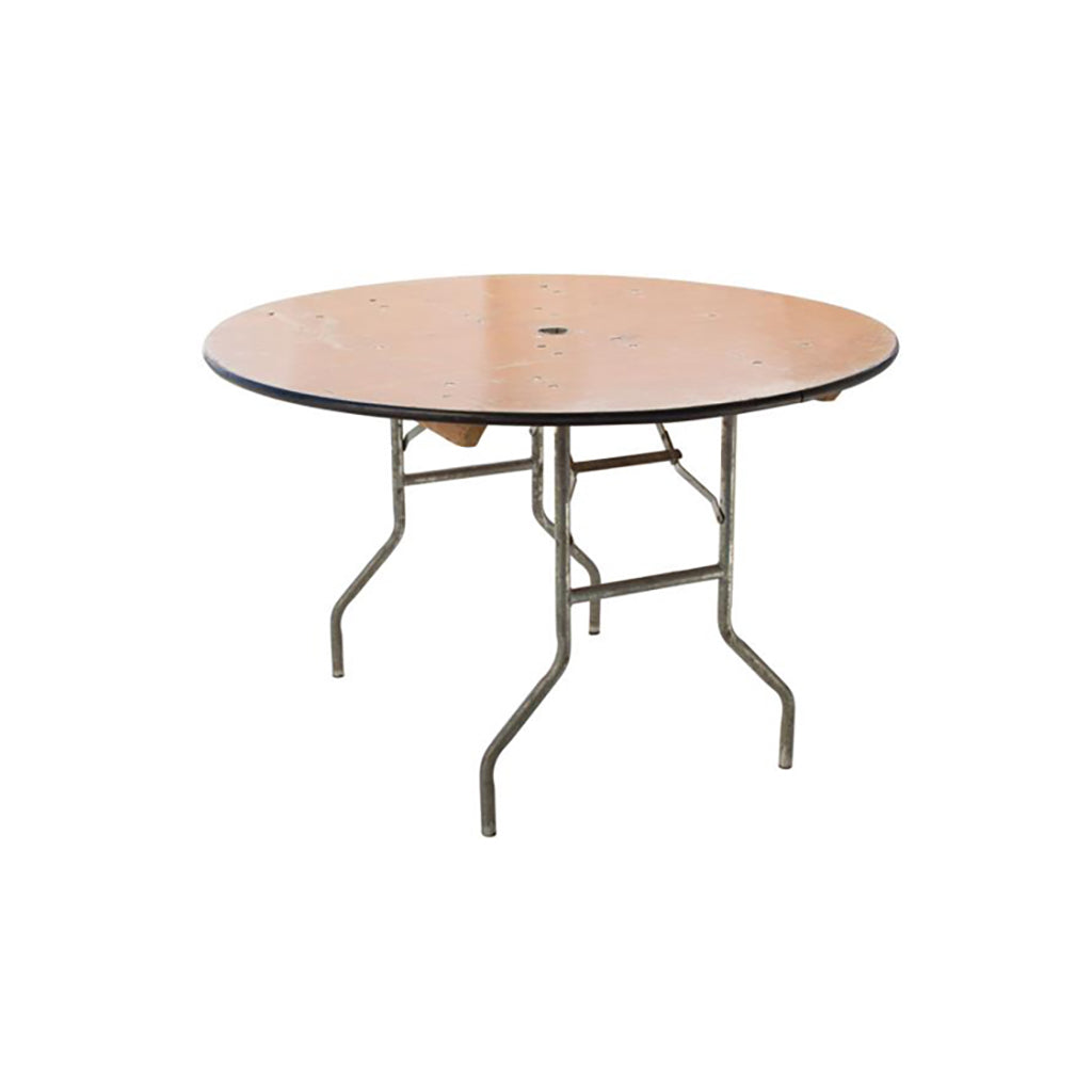 Umbrella Round Folding Table - 48"