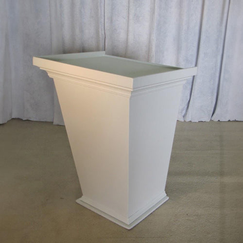 White Mayor's Podium